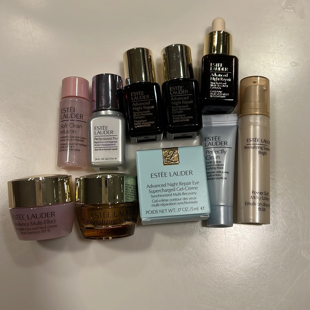 New LOT of Estée Lauder Sample/Travel Size Skincare